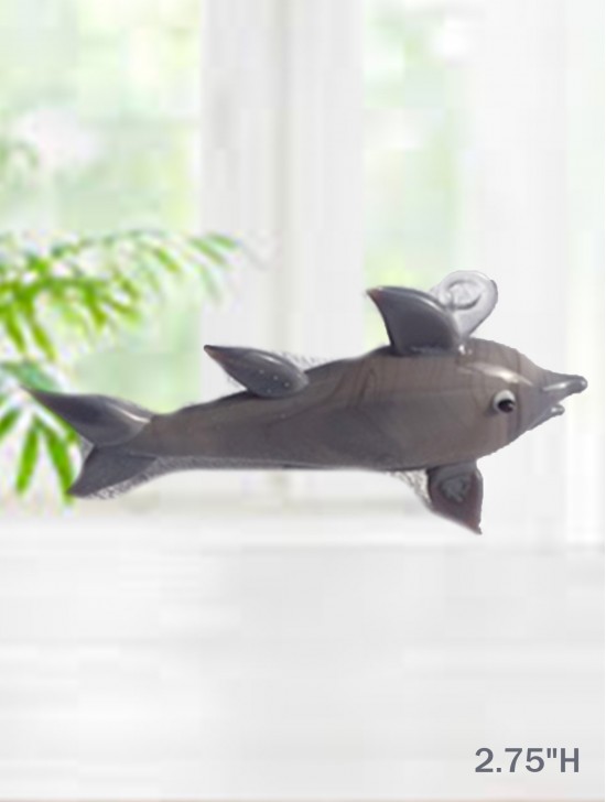 Hanging Glass Shark Ornament